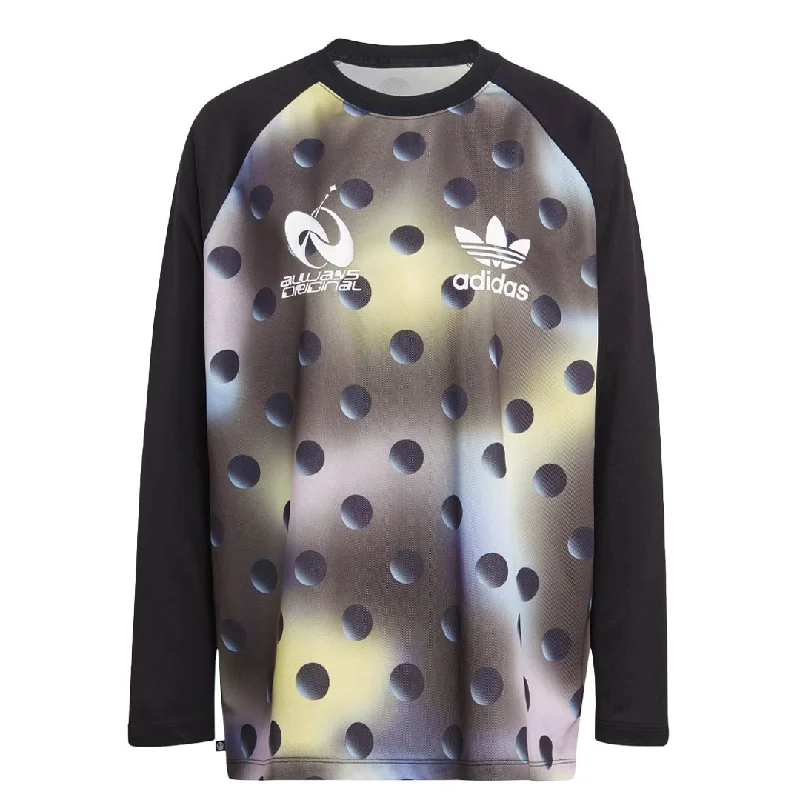 adidas - Women's Always Original Graphic Long Sleeve T-Shirt (IC1528) Iron Safe Non-Iron Wrinkle Free