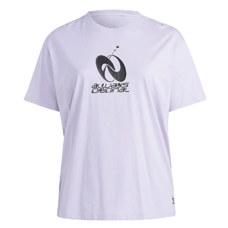 adidas - Women's Always Original Graphic Loose T-Shirt (Plus Size) (IC1522) Cashmere Blend Cotton Blend Poly Blend adidas - Women's Always Original Graphic Loose T-Shirt (Plus Size) (IC1522) Cashmere Blend Cotton Blend Poly Blend