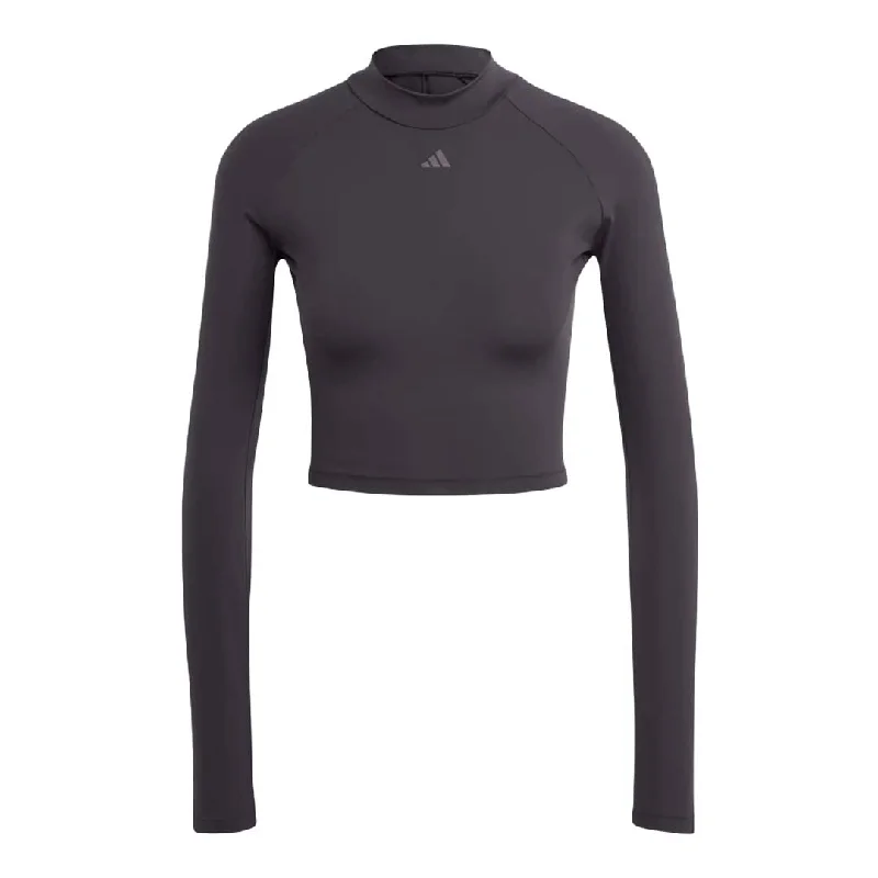 adidas - Women's Hiit Heat.Rdy Long Sleeve Crop T-Shirt (HY3220) Anti-Shrink Durable Soft adidas - Women's Hiit Heat.Rdy Long Sleeve Crop T-Shirt (HY3220) Anti-Shrink Durable Soft