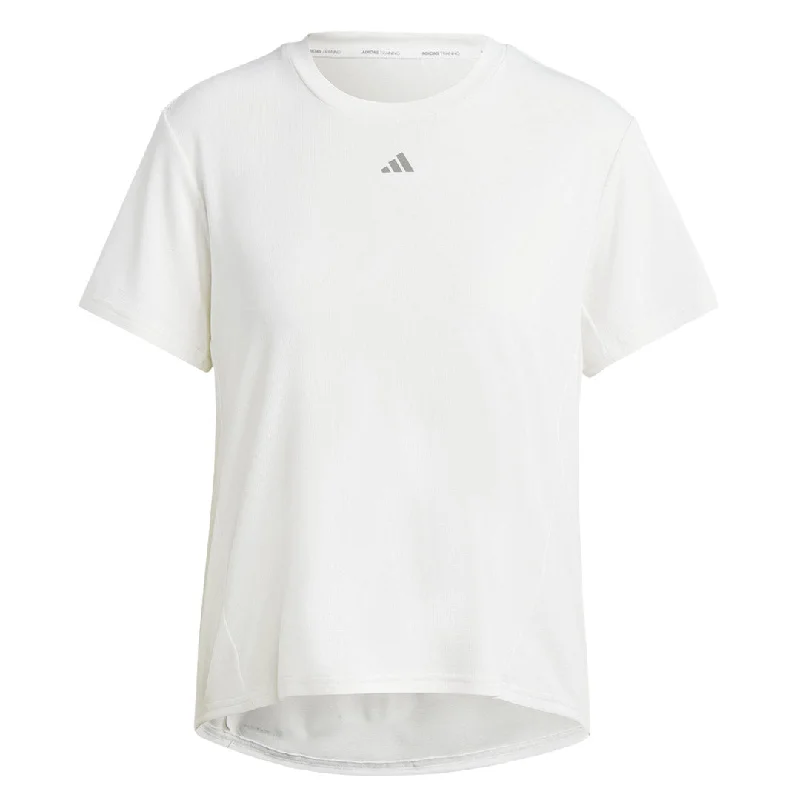 adidas - Women's HIIT Heat.Rdy Training T-Shirt (II3248) Lace Blend Ribbed Blend Corduroy Blend adidas - Women's HIIT Heat.Rdy Training T-Shirt (II3248) Lace Blend Ribbed Blend Corduroy Blend