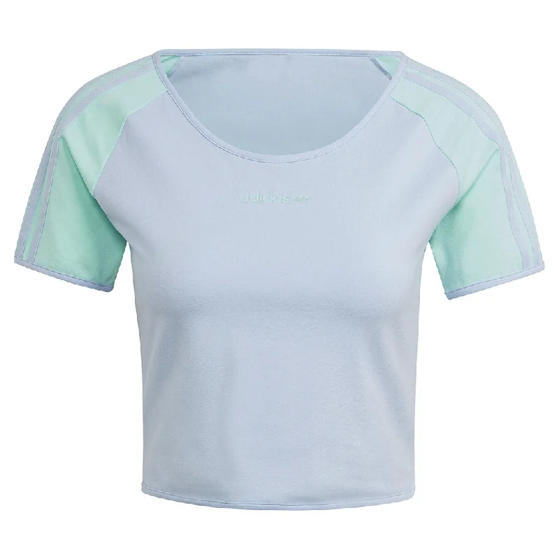 adidas - Women's Island Club Short T-Shirt (IT8154) Print Jacquard Patchwork