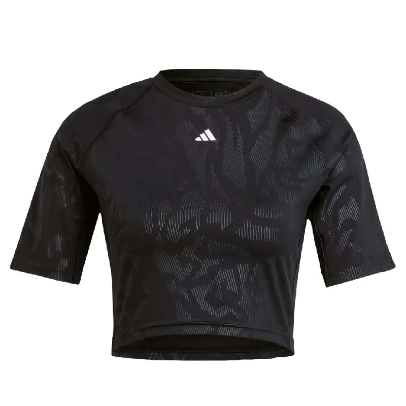 adidas - Women's Power Cropped T-Shirt (IN6206) Basic T-Shirt Crew Neck Short Sleeve adidas - Women's Power Cropped T-Shirt (IN6206) Basic T-Shirt Crew Neck Short Sleeve