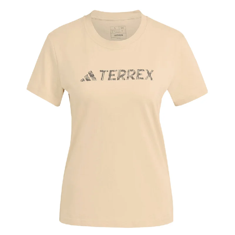 adidas - Women's Terrex Classic Logo T-Shirt (HZ1393) Fleece Nylon Spandex