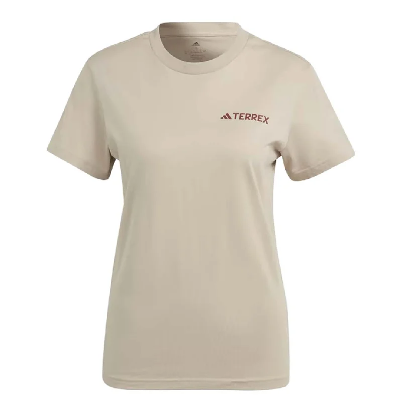 adidas - Women's Terrex Graphic MTN T-Shirt (IL2634) Elegant Classic Vintage