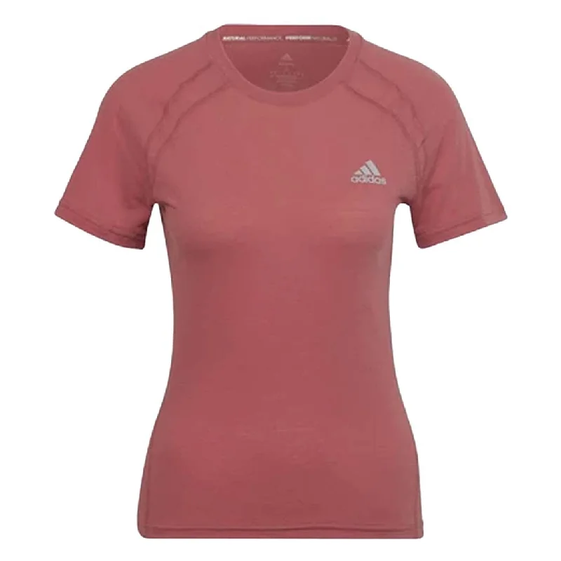 adidas - Women's X-City Running T-Shirt (HN0374) Collared Crew Neck Turtle Neck