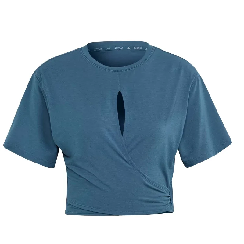 adidas - Women's Yoga Studio T-Shirt (IL3962) Oversized T-Shirt Spandex breathable