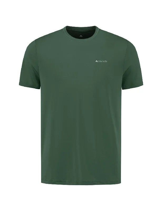 AR Active T-Shirt Dark Green | Men Chenille Blend Fleece Blend Nylon Blend