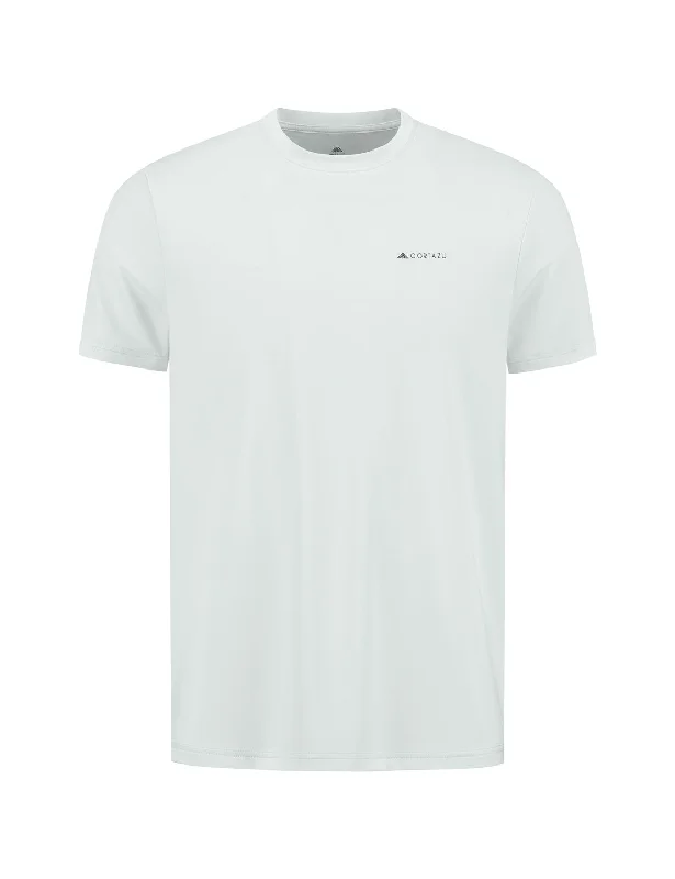 AR Active T-Shirt Pale Green | Men Zippered Front Buttoned Front Snap Front