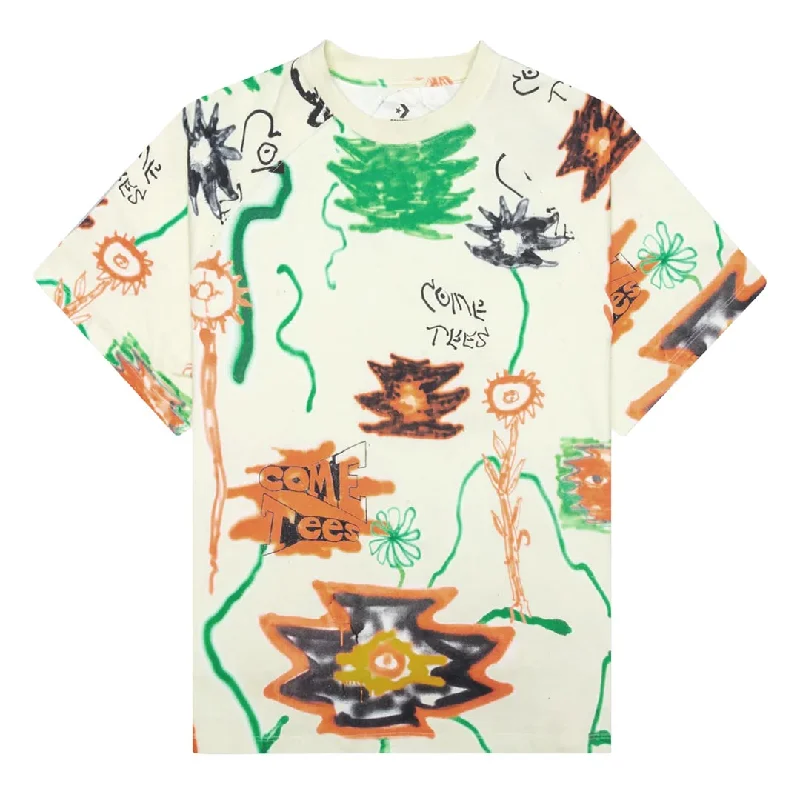 Converse - Unisex Converse x Come Tees Triangle Floral T-Shirt (10023506 A01) Elasticated Padded Insulated Converse - Unisex Converse x Come Tees Triangle Floral T-Shirt (10023506 A01) Elasticated Padded Insulated