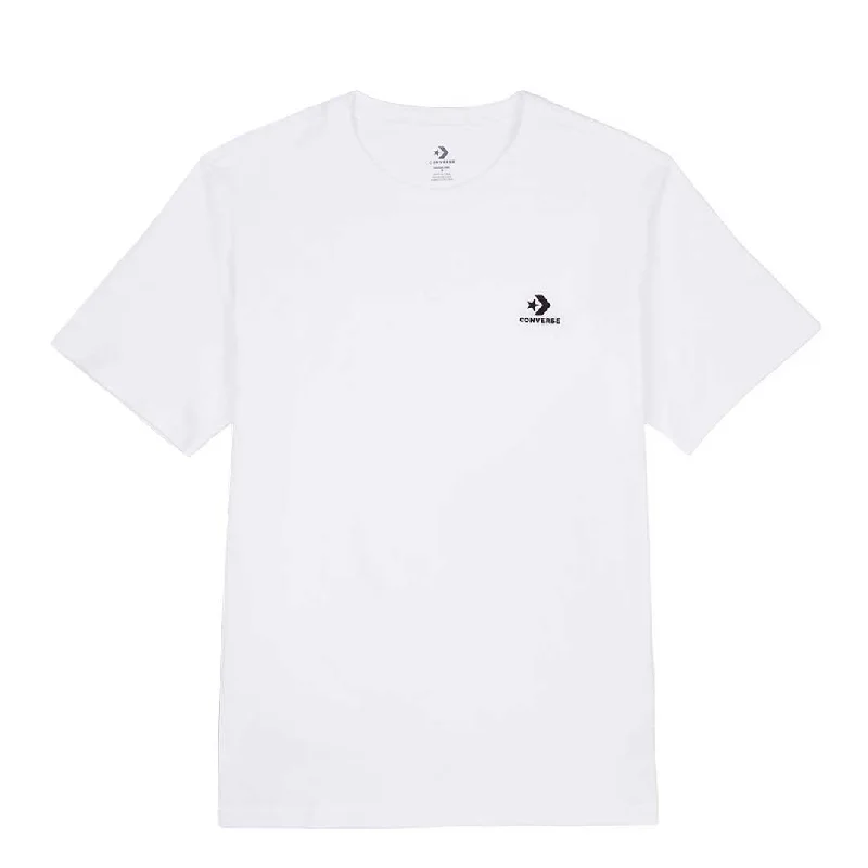 Converse - Unisex Go To Star Chevron T-Shirt (10023876 A01) Lace Blend Ribbed Blend Corduroy Blend