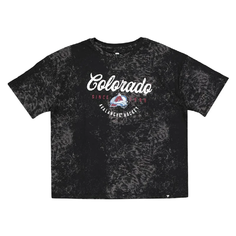 Fanatics - Women's Colorado Avalanche Short Sleeve T-Shirt (006G 05Q2 23 06W) Terry Blend Velvet Blend Canvas Blend