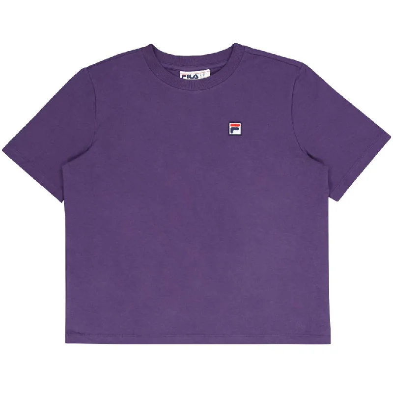 FILA - Women's Elisa T-Shirt (LW018578 576) Print Jacquard Patchwork