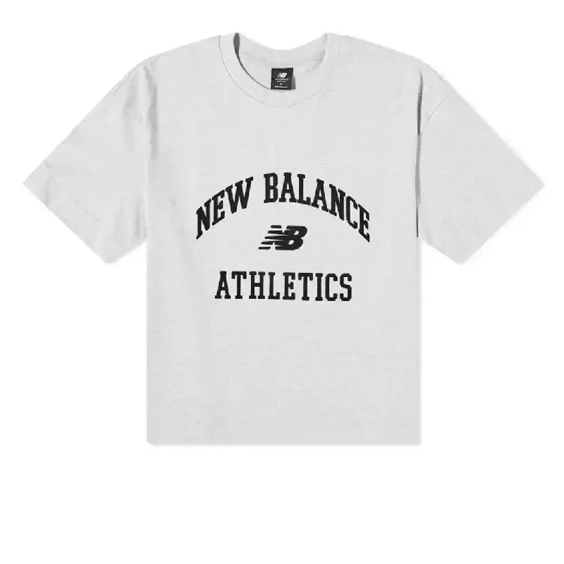 New Balance - Women's Athletics Varsity Boxy T-Shirt (WT33551 AG) Collared Crew Neck Turtle Neck