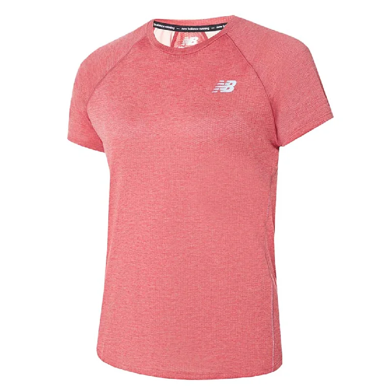 New Balance - Women's Impact Run Short Sleeve T-Shirt (WT21262 ASO) Front Pockets Side Pockets Patch Pockets New Balance - Women's Impact Run Short Sleeve T-Shirt (WT21262 ASO) Front Pockets Side Pockets Patch Pockets