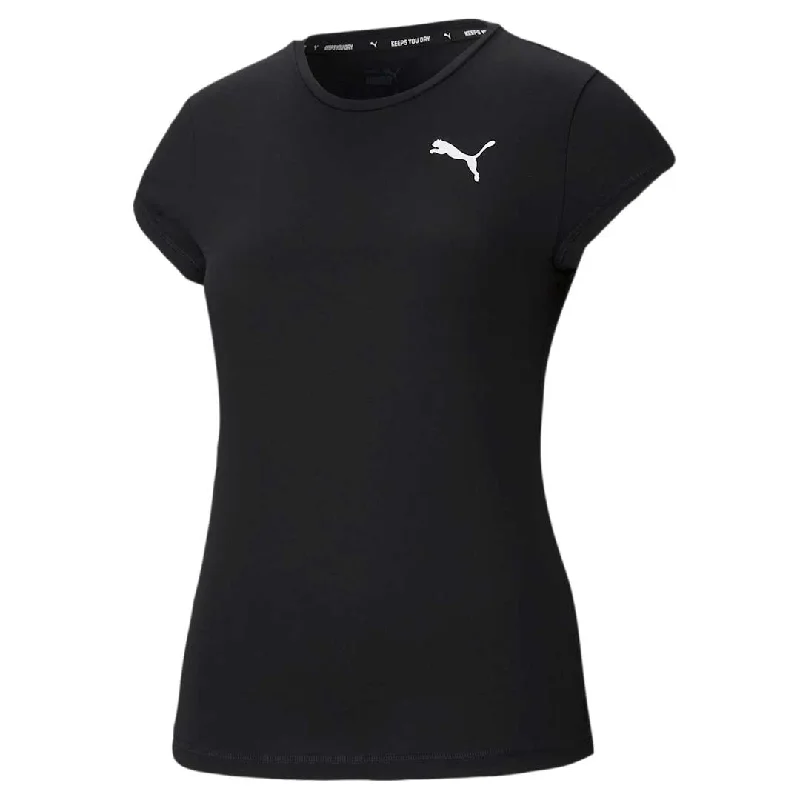 Puma - Women's Active T-Shirt (586857 01) Welt Pockets Slit Pockets