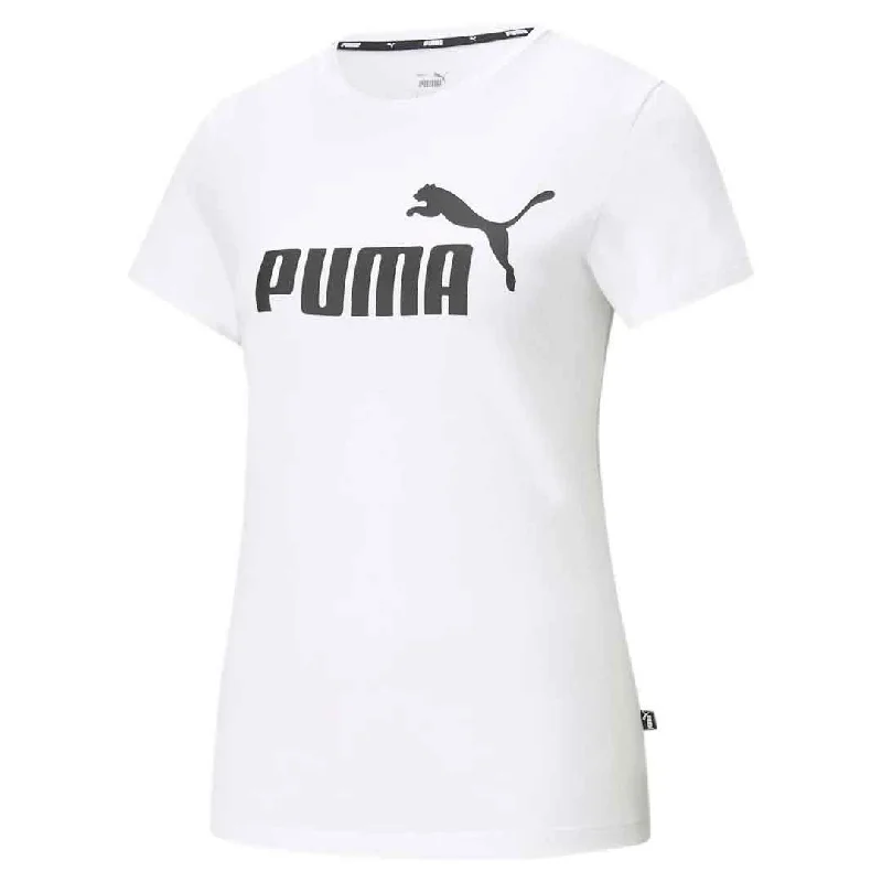 Puma - Women's Essentials Logo T-Shirt (586774 02) Houndstooth Herringbone Solid