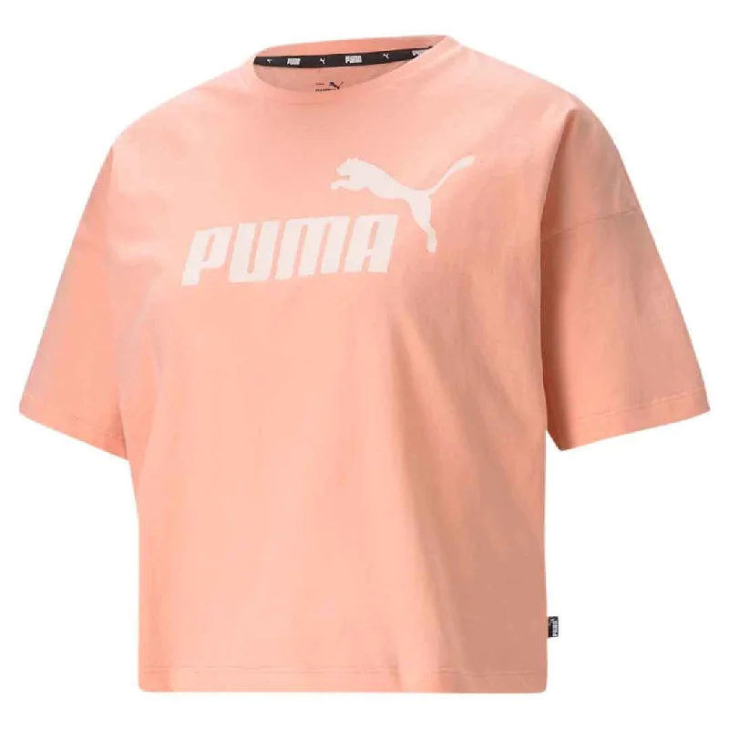 Puma - Women's Essentials Cropped Logo T-Shirt (586866 26) Fashionable Trendy Casual