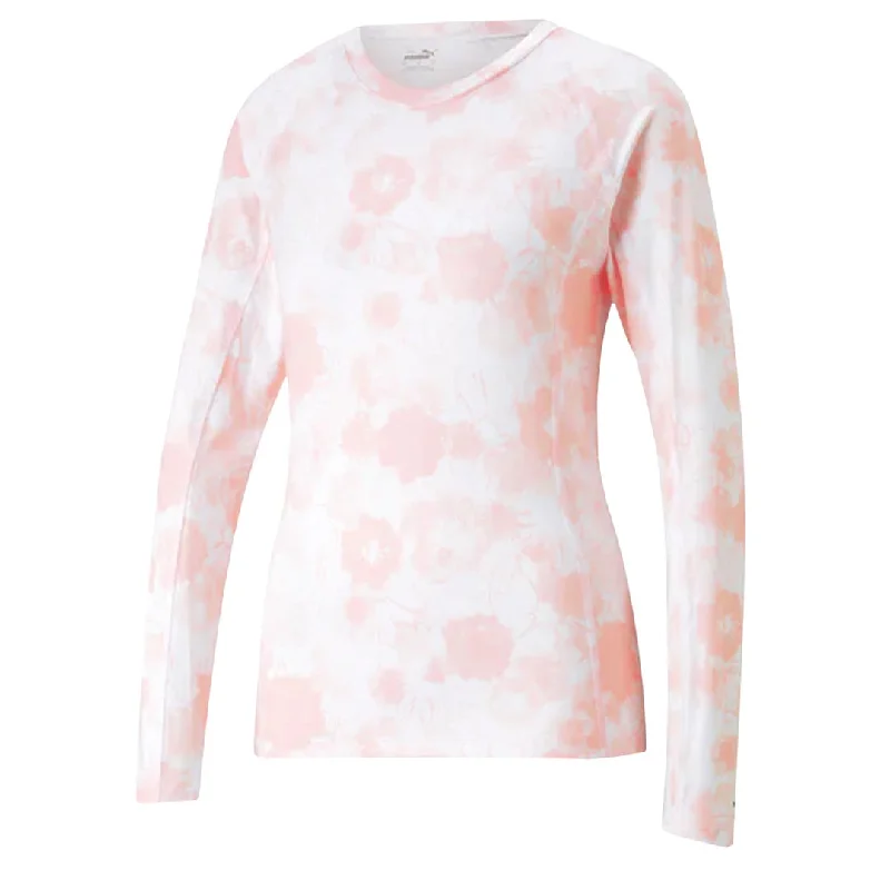 Puma - Women's YouV Lillypad Long Sleeve T-Shirt (539032 01) Cashmere Blend Cotton Blend Poly Blend