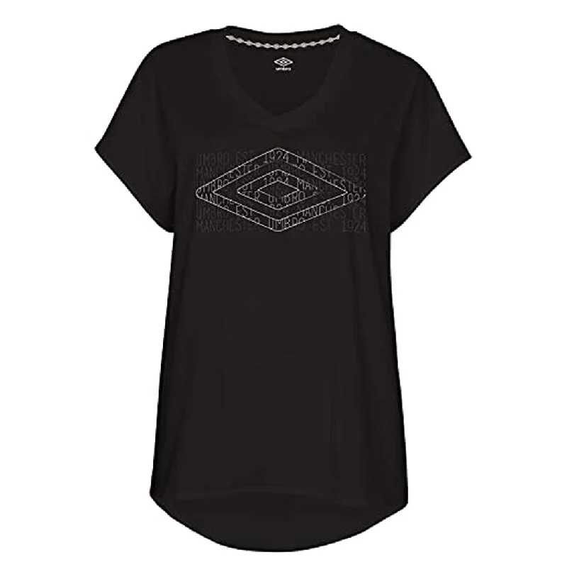 Umbro - Women's Graphic Dolman T-Shirt (HUUL1UBGC UGQ) Rayon Fabric Velvet Fabric Corduroy Fabric Umbro - Women's Graphic Dolman T-Shirt (HUUL1UBGC UGQ) Rayon Fabric Velvet Fabric Corduroy Fabric