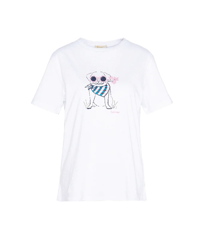Honeywell T-Shirt - White Houndstooth Herringbone Solid