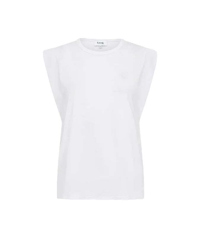 Lr-Isol 21 T-shirt - White Rayon Fabric Velvet Fabric Corduroy Fabric