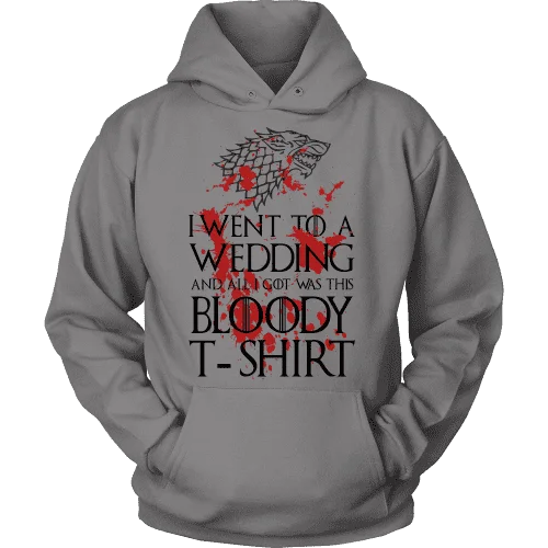 Game of Thrones Bloody T-shirt Hoodie Houndstooth Herringbone Solid