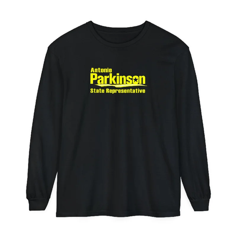 State Rep. Antonio Parkinson Long Sleeve Tee Nylon Fabric Polyester Fabric Spandex Fabric