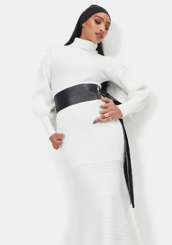 Angel There You'll Be Knit Maxi Dress Cozy Longline Maxi Dress