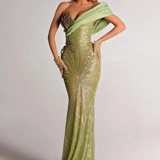 Eve Strapless Sequined Maxi Dress Stylish A-Line Maxi Dress