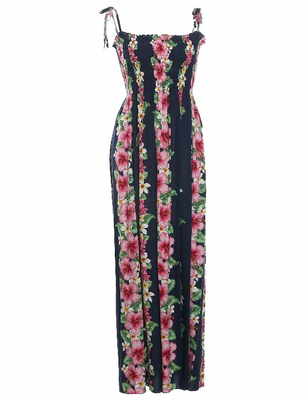 Kona Kai Long Smock Maxi Dress Elegant Lace Maxi Dress