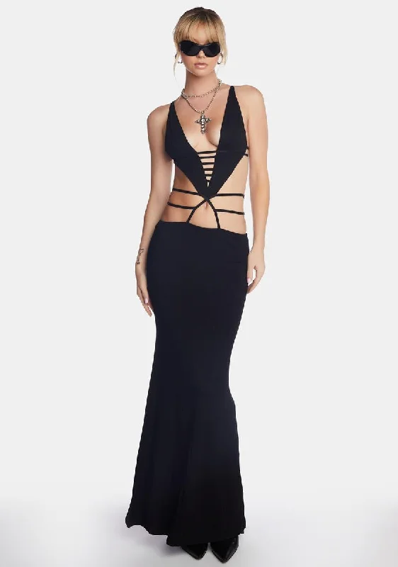 Nagisa Maxi Dress Comfortable Fitted Maxi Dress