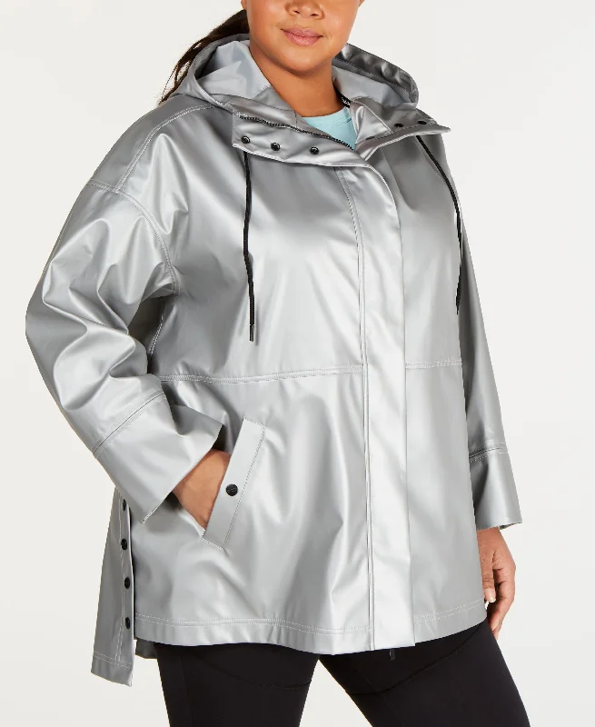 Calvin Klein Performance Plus Size Crossover Hood Jacket Quilted Jacket Puffer Jacket Insulated Jacket