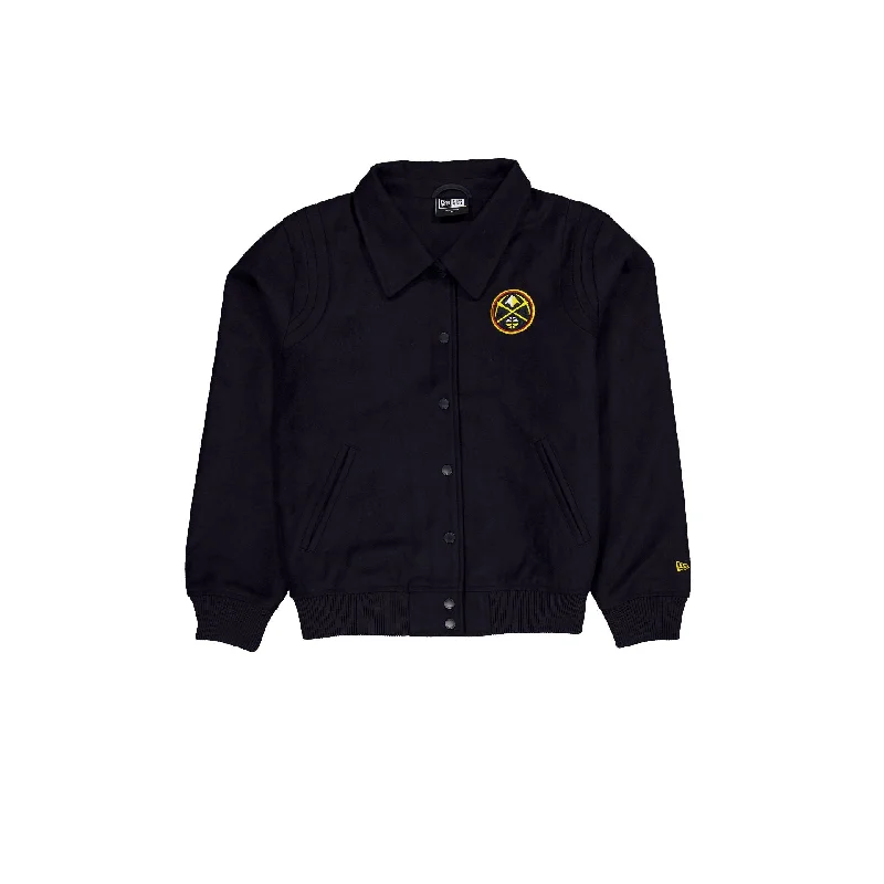 Denver Nuggets Sport Night Women's Jacket Wool Jacket Cashmere Jacket Tweed Jacket