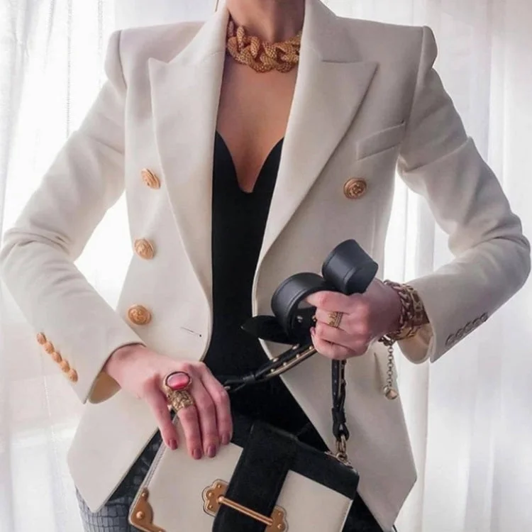 Solid Color Slim Long-sleeved Cardigan Short Suit Jacket for Ladies One-Shoulder Jacket Off-the-Shoulder Jacket Asymmetrical Jacket