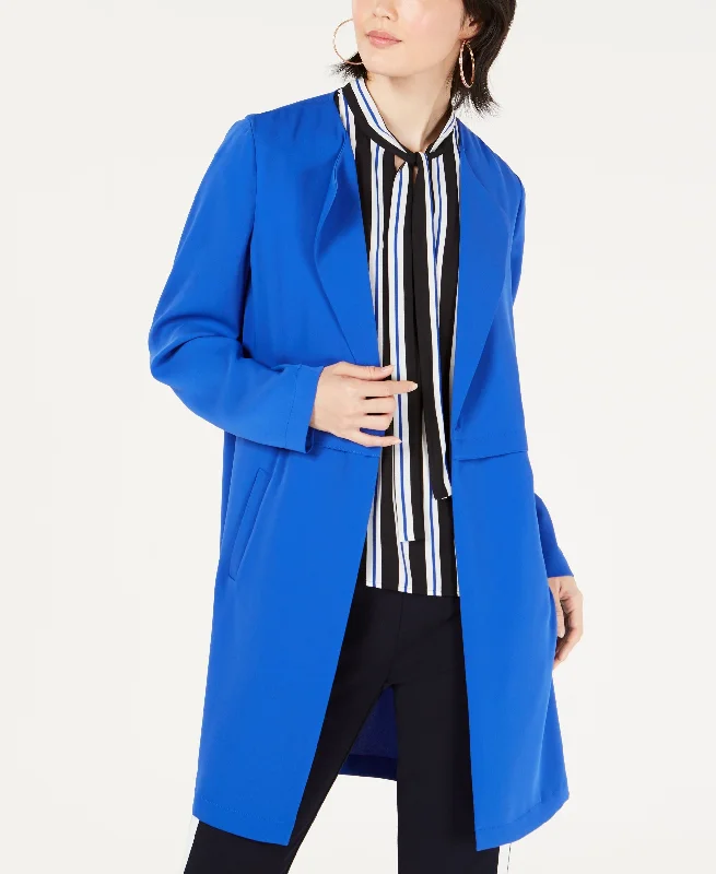 Bar III Crepe Topper Jacket Herringbone Jacket Checkered Jacket Solid Jacket