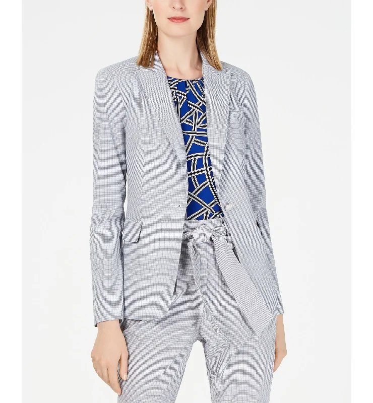 Calvin Klein One Button Jacket Hooded Jacket Caped Jacket Shawl Collar Jacket