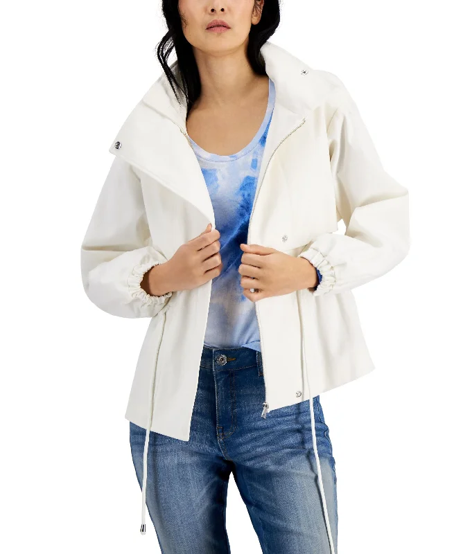 INC International Concepts Dolman Sleeve Utility Jacket Welt Pockets Slit Pockets Flap Pockets INC International Concepts Dolman Sleeve Utility Jacket Welt Pockets Slit Pockets Flap Pockets