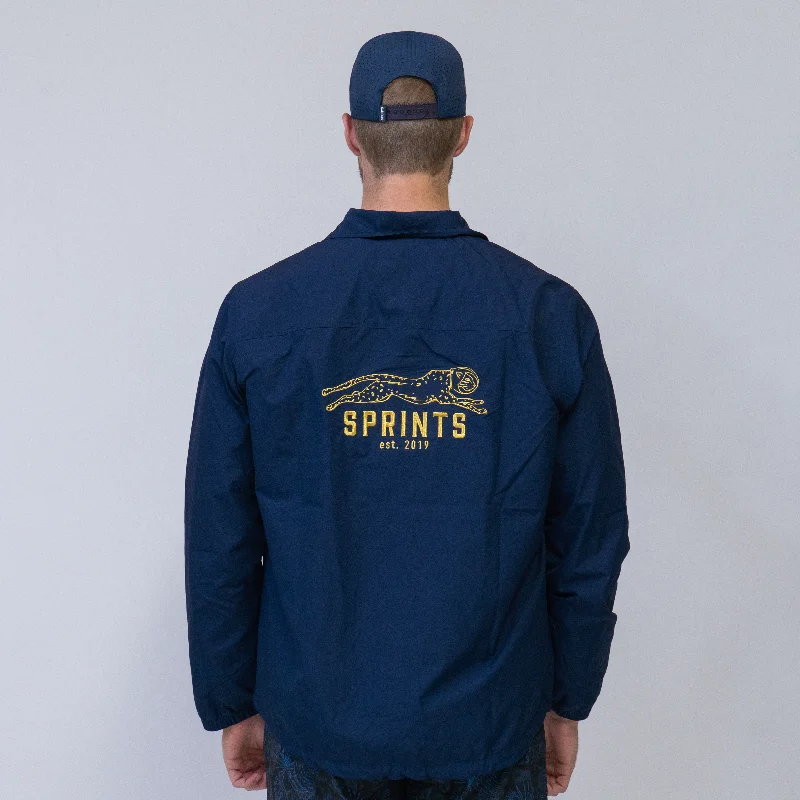 Sprints Coaches Jacket (Unisex) Knit Fabric Woven Fabric Fleece Fabric