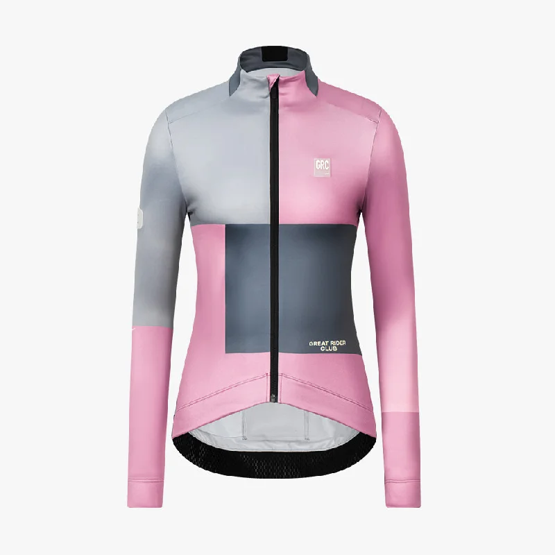 Women's Chaos Of Pink Winter Jacket Toggled Jacket Drawstring Jacket Belted Jacket