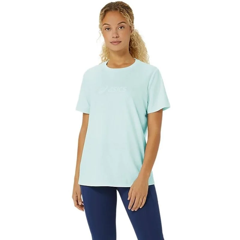 ASICS Womens Training Core Tee Graphic T-Shirt Round Neck Polyester