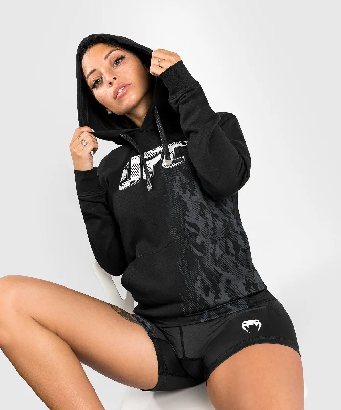 Sweatshirt à Capuche Femme UFC Venum Authentic Fight Week - Noir Cozy Warm Stylish