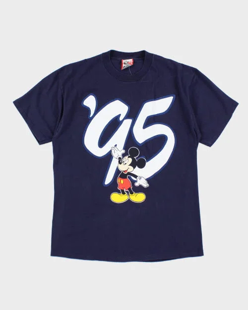 Vintage 1995 Disney Mickey T-Shirt - L Machine Wash Dry Clean Hand Wash