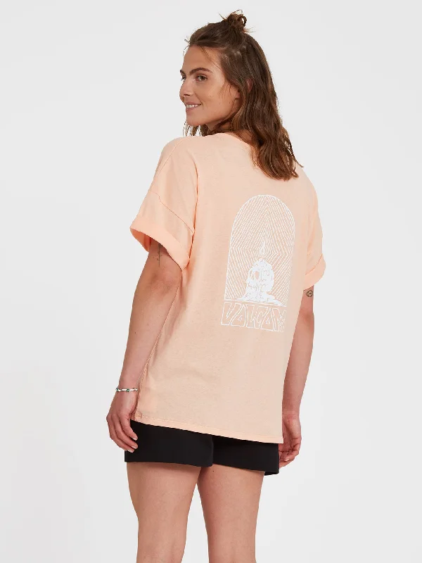 Voltrip T-shirt - CORAL Zippered Buttoned Snapped