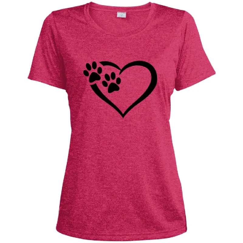 Women's Paws Of Passion T-Shirt Casual Formal Business