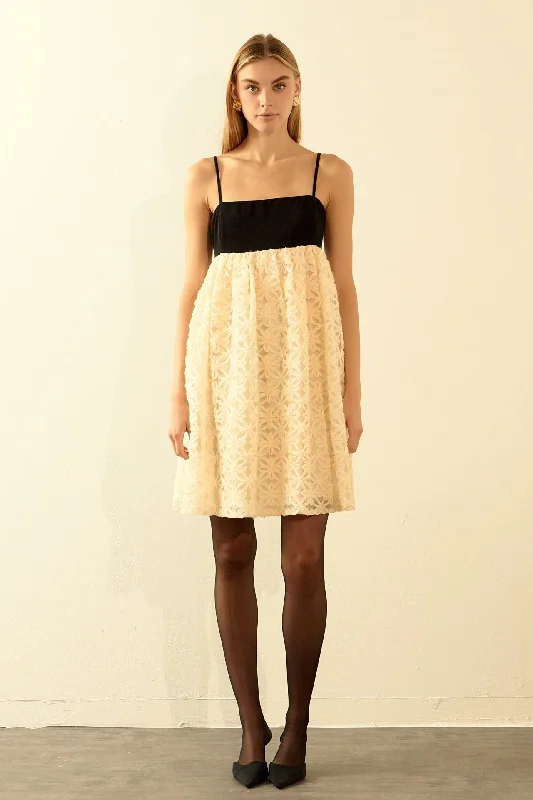 Endless Rose - Floral Lace Mini Dress Fashionable Party Mini Dress