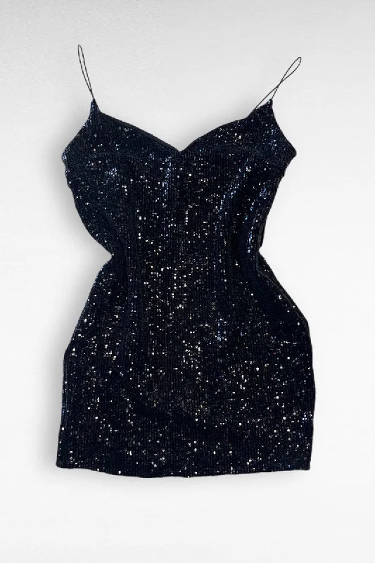 Sequin Cami Mini Dress - Plus Size Cozy Cotton Mini Dress