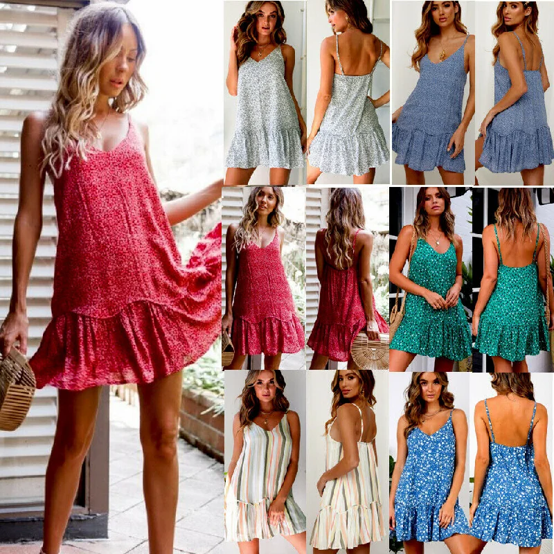 Sexy Strapless Mini Dress Stylish Ruffle Mini Dress