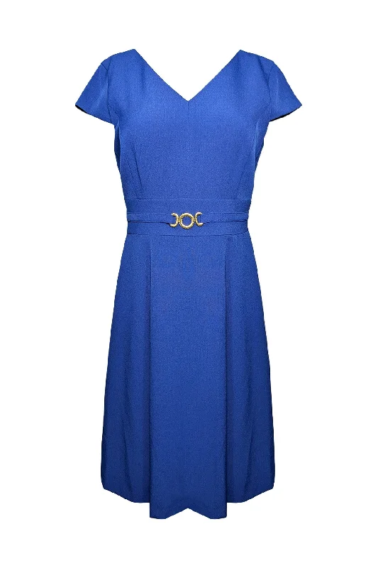 Cobalt Blue Business Dress