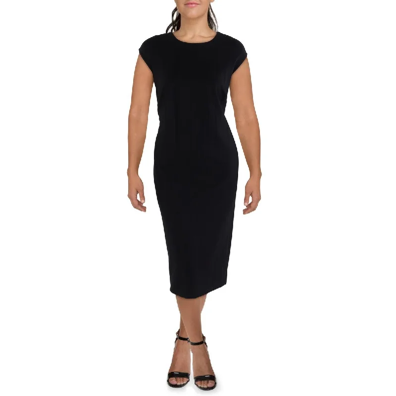 Calvin Klein Womens Plus Daytime Casual Fit & Flare Dress