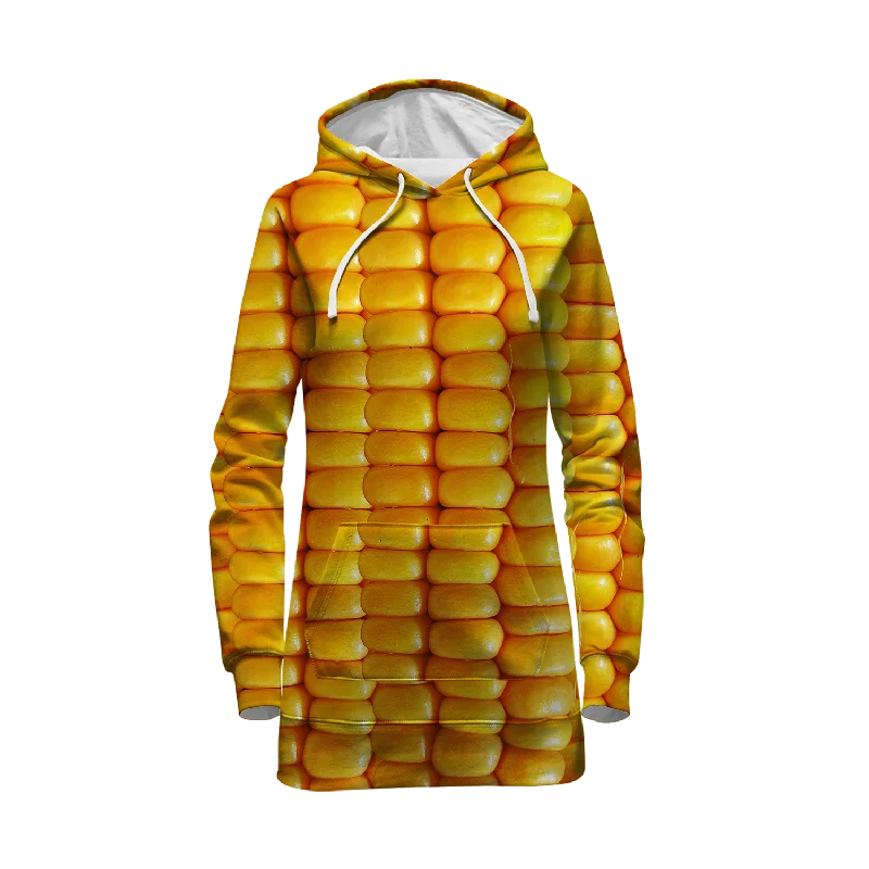 Corn Cob Hoodie Dress
